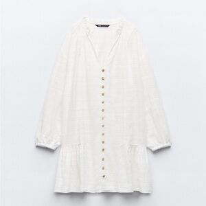 Zara Lace Trim Mini Dress